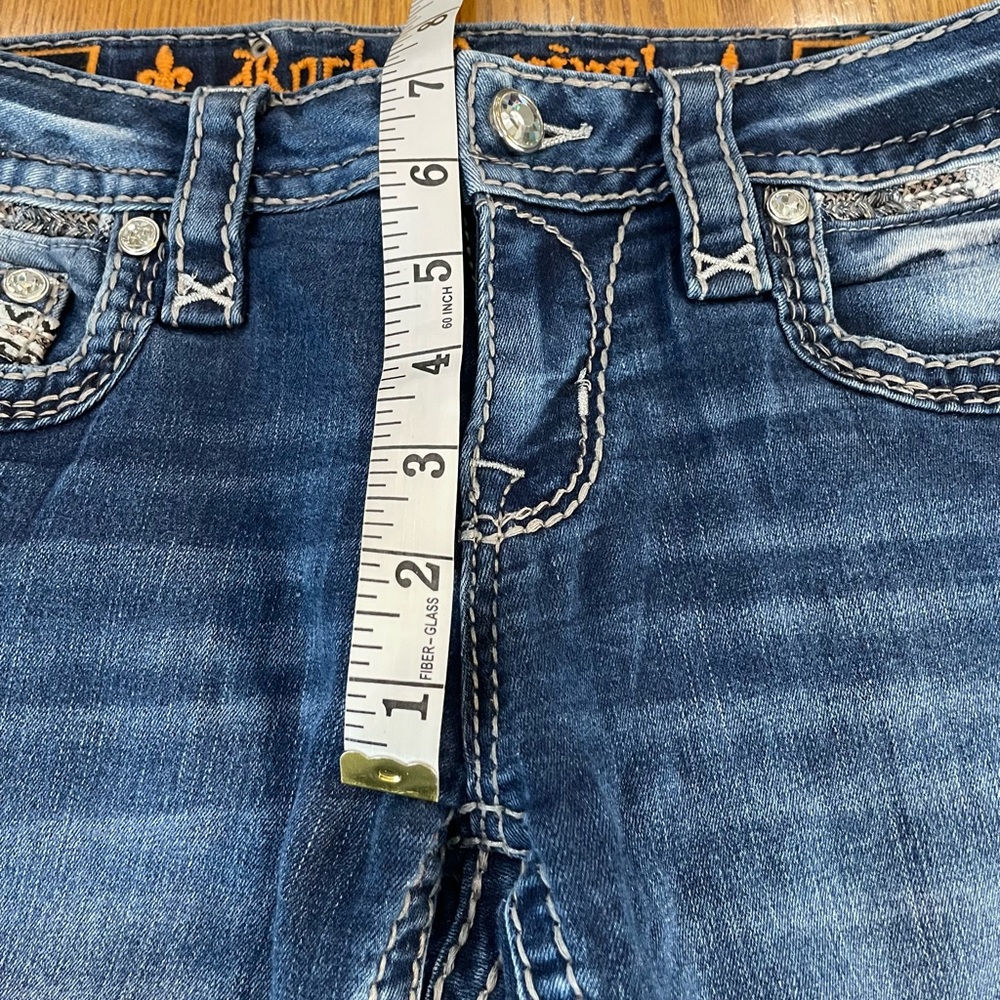 👖Rock Revival Size 26 Celinda Skinny Ankle Med Wash Jeans - Picture 9 of 16